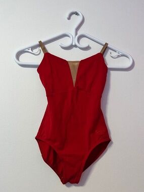 Red Grishko Leotard EUC